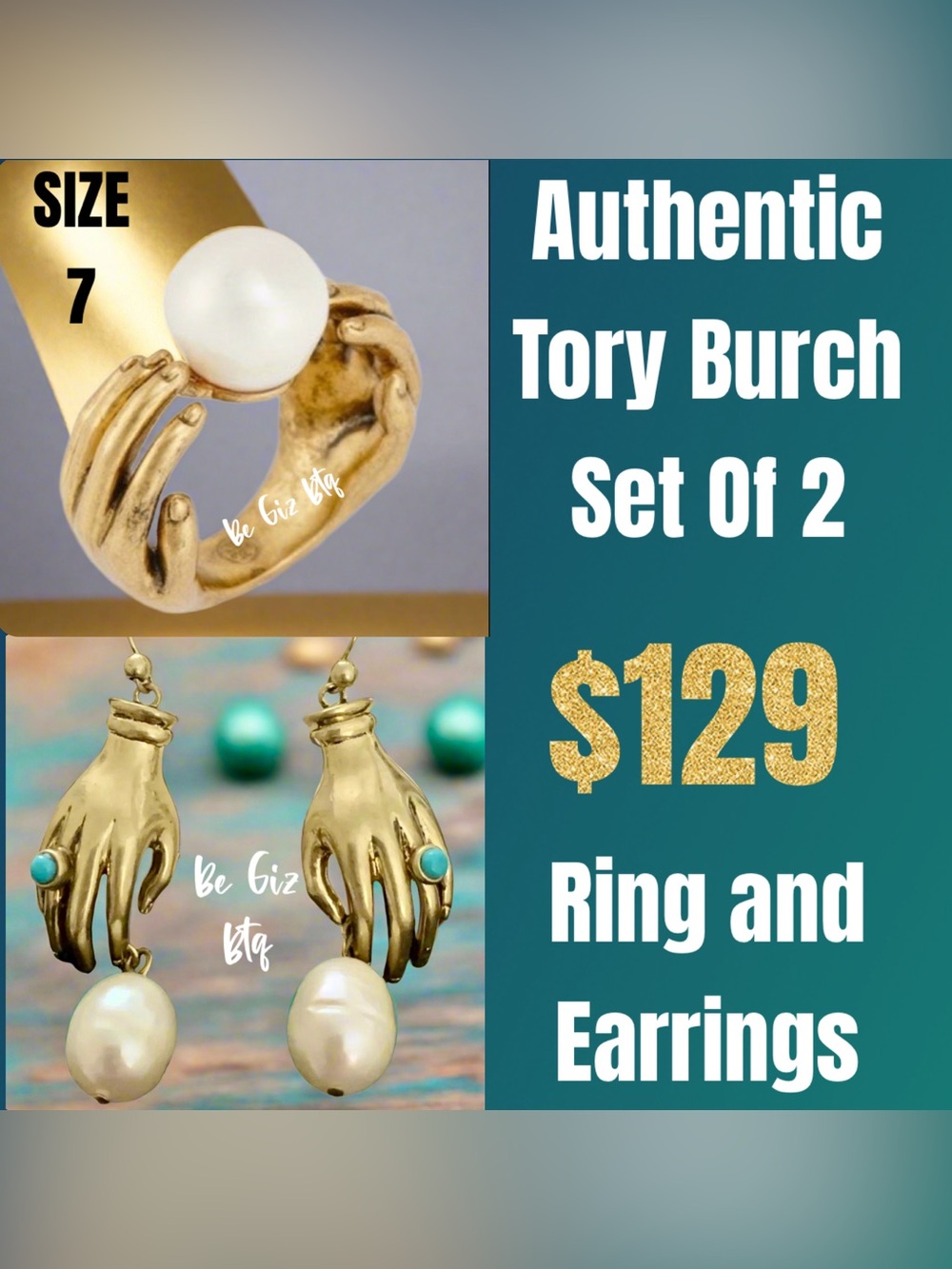 🆕Authentic Tory Burch Jewelry Set 🆑At Awesome Prices To Buy & Save Price Firm
